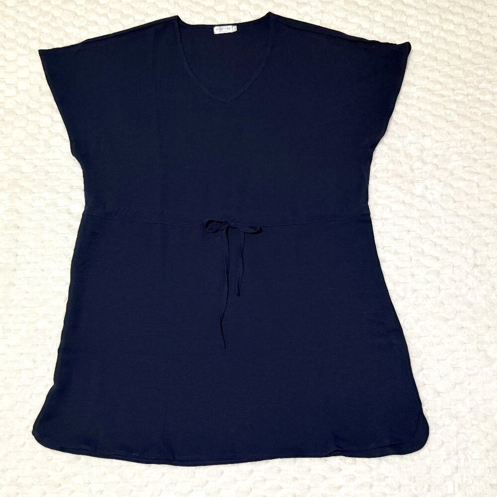 Bluetime Women’s Swimsuit Cover Up - Navy Blue - Size L